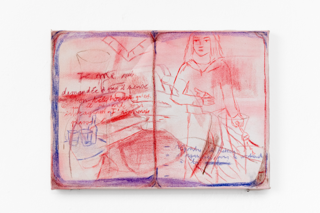 Peinture figurative petit format, un journal intime.