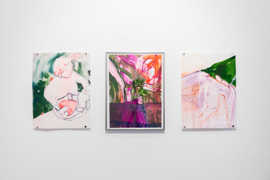 Exposition personnelle, solo show de peinture figurative et cinéma d'animation